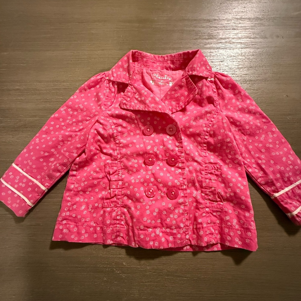 Pink Jacket with Floral Pattern 2T - Picture 5 of 8